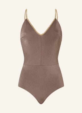 MYMARINI Reversible swimsuit SHINE with glitter thread