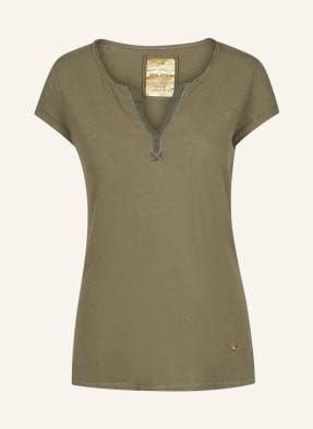 MOS MOSH T-shirt TROY with linen