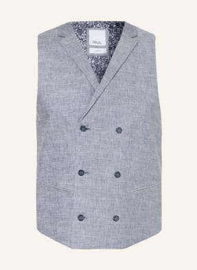 PAUL Suit vest with linen