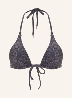 BEACHLIFE Triangle bikini top SEA GLITTER with glitter thread