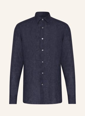 ZEGNA Koszula z lnu slim fit
