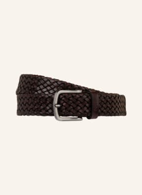 BOSS Braided belt SASH made of leather