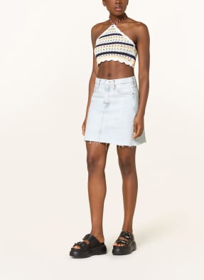 Genleck Damen Jeansrock - Stretch-Skort Mit Hoher Taille, Mehrere Farben