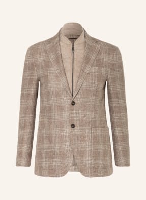 CORNELIANI Tailored jacket extra slim fit with linen