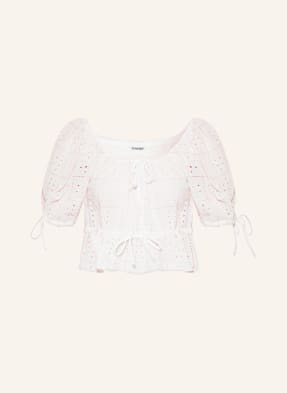 GANNI Shirt blouse with lace