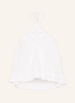 MARANT ÉTOILE Top LISIO with linen and ruffles