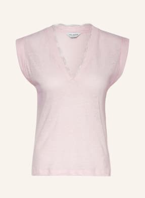 TED BAKER Knit top EFFIY with linen and lace
