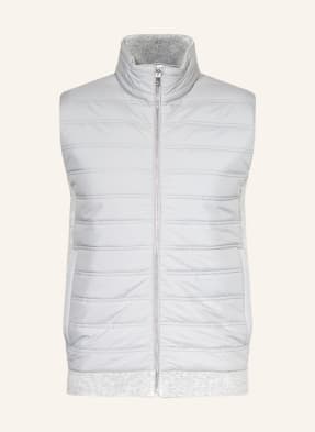 REISS Quilted vest WILLIAM in mixed materials