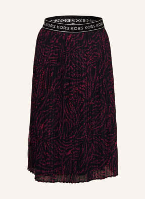 MICHAEL KORS Plisovaná sukně s třpytivou přízí