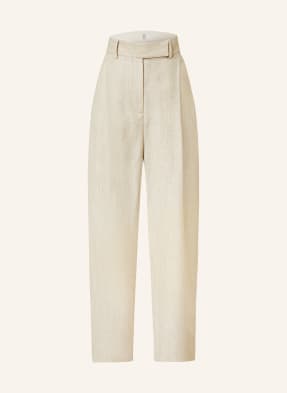 TOTEME Wide leg trousers with linen