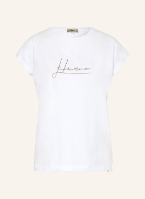 HERNO T-Shirt mit Schmucksteinen