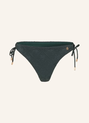 BEACHLIFE Basic bikini bottoms GREEN EMBROIDERY