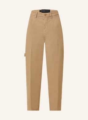 DRYKORN 7/8 cargo pants with linen