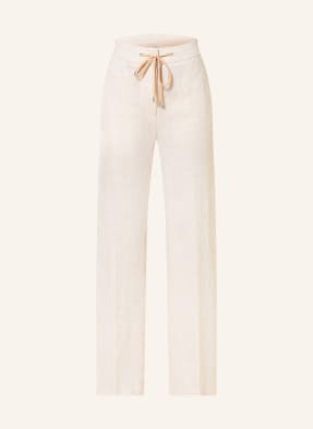 PESERICO Linen pants in jogger style
