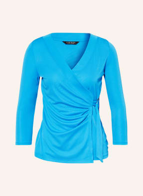 LAUREN RALPH LAUREN Shirt in Wickeloptik mit 3/4-Arm