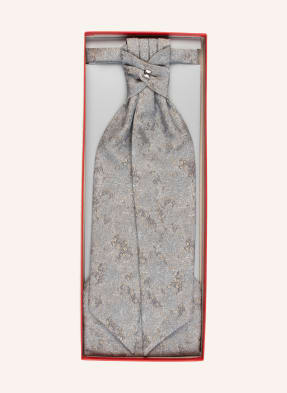 WILVORST Set: Tie and pocket square with decorative gem