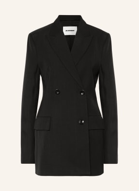JIL SANDER Long blazer with silk