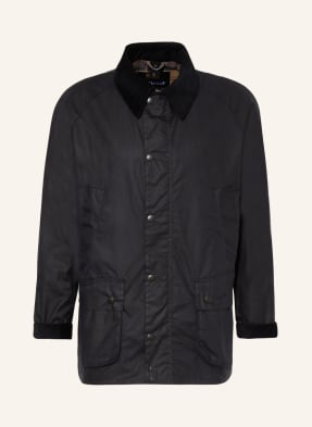 Barbour Fieldjacket Ashby Wax blau