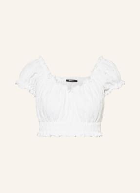 gina tricot Cropped shirt RUBY with broderie anglaise