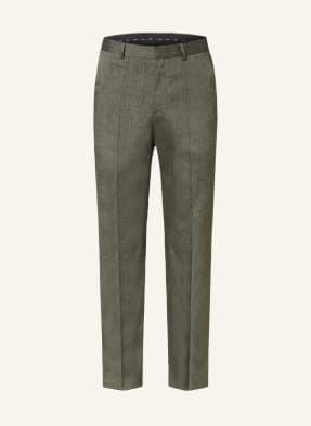 BOSS Suit trousers LEON regular fit with linen
