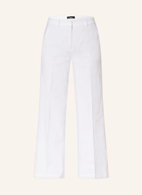 CAMBIO Wide leg trousers MIRA with linen