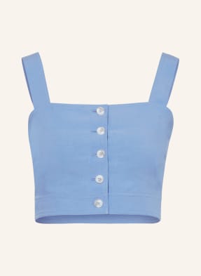 OH APRIL Cropped-Top LUCILE mit Leinen