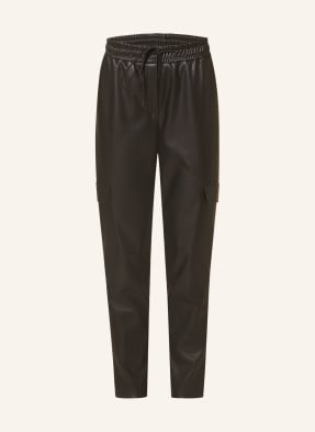 darling harbour Pants in jogger style in leather look