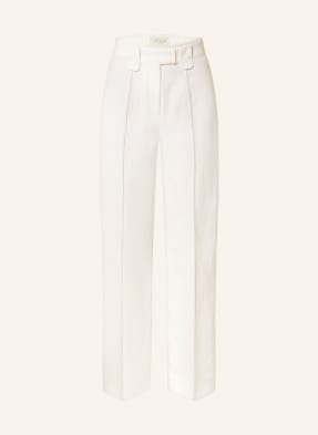 TED BAKER Wide leg trousers TUXEDO with linen