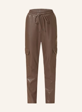 darling harbour Pants in jogger style in leather look