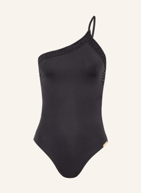 watercult One-shoulder swimsuit URBAN BLACK 