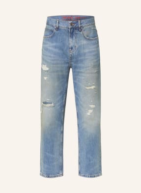 HUGO Jeansy w stylu destroyed loose tapered fit