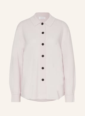 darling harbour Knitted overshirt with cashmere