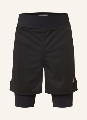 CAFÉ DU CYCLISTE Mesh cycling shorts MICKAELA with padded inner shorts