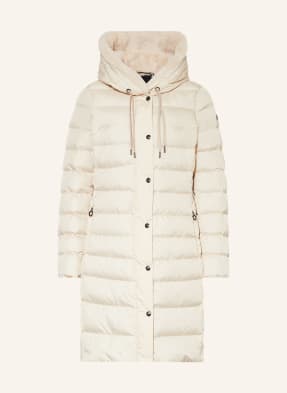 FUCHS SCHMITT Quilted coat with faux fur