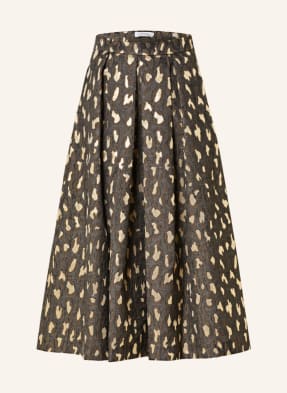 LUNATICA MILANO Jacquard skirt with glitter thread