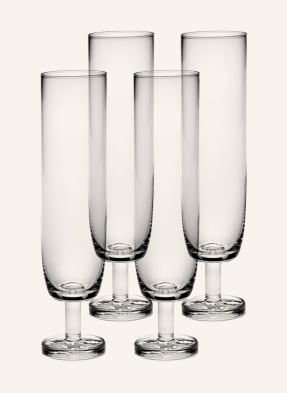 SERAX Set of 4 champagne glasses BASE