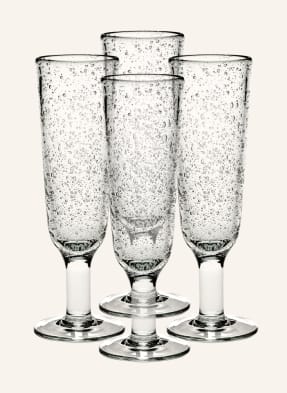 SERAX 4er-Set Champagnergläser PURE