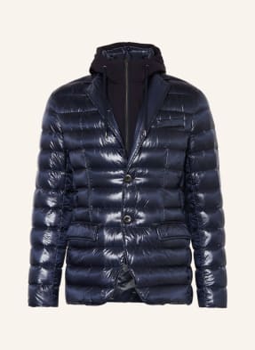 HERNO Down jacket with removable trim and hood