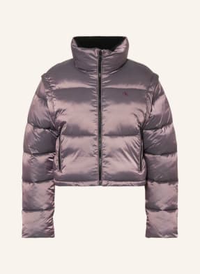Calvin Klein Jeans Quilted coat with removable sleeves