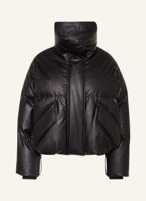 MM6 Maison Margiela Oversized down jacket in leather look