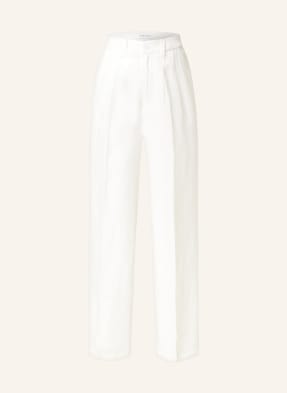 ANINE BING Wide leg trousers CARRIE with linen