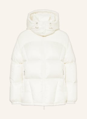MONCLER Down jacket MEANDRE in mixed materials with detachable hood