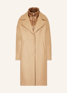 HERNO Wool coat with removable trim