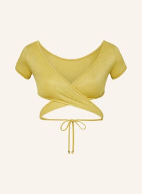 Palm Angels Bralette-Bikini-Top mit Glitzergarn