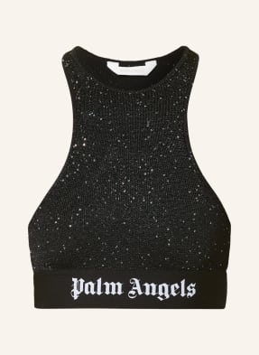 Palm Angels Knit top with sequins