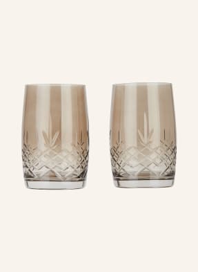 FREDERIK BAGGER Set of 2 drinking glasses CRISPY AQUA XL