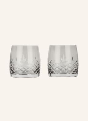 FREDERIK BAGGER Set of 2 drinking glasses CRISPY CITRINE AQUA