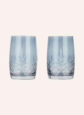 FREDERIK BAGGER Set of 2 drinking glasses CRISPY AQUA XL