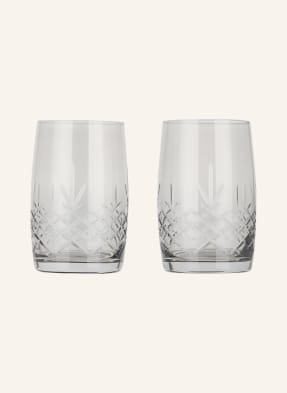 FREDERIK BAGGER Set of 2 drinking glasses CRISPY AQUA XL