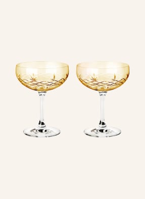 FREDERIK BAGGER Set of 2 champagne glasses CRISPY GATSBY